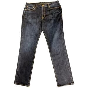 Lucky Brand Original Men's 181 Heritage Slim 38X34 Jeans Dark Wash Stretch